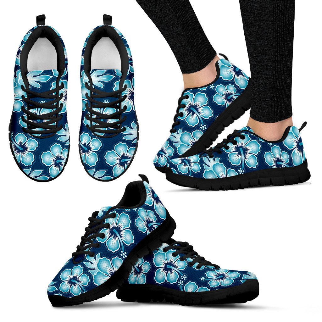 Hibiscus Flower Hawaiian Themed Women Sneakers Shoes – JorJune