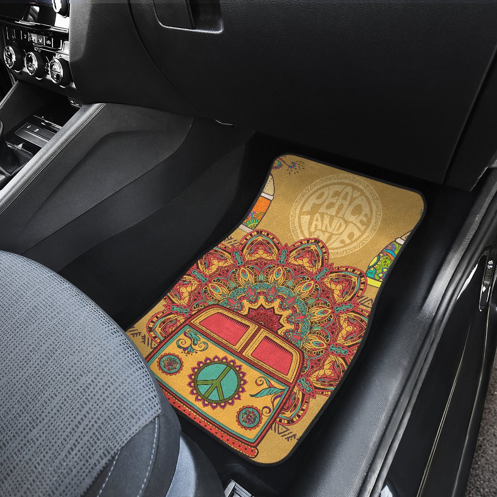 hippie car floor mats