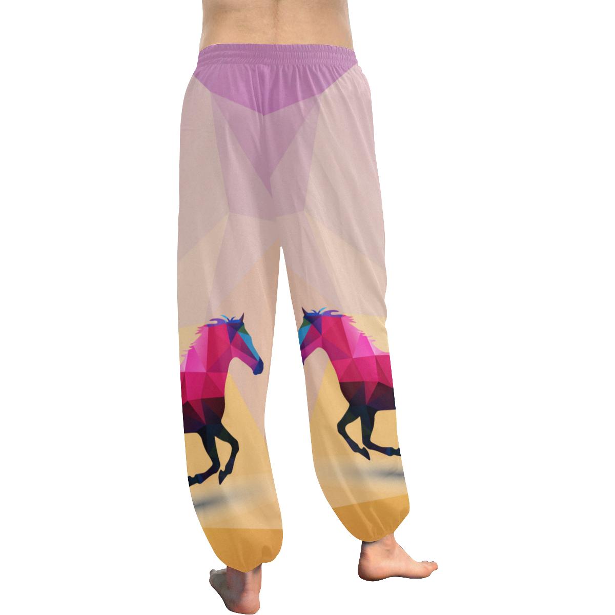 colorful harem pants