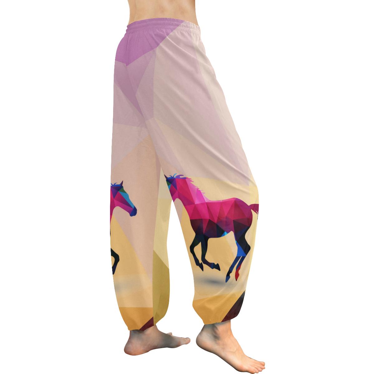 colorful harem pants