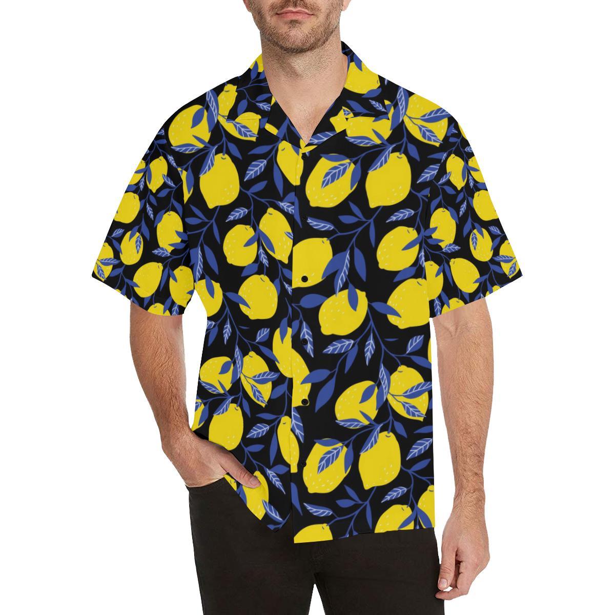 Lemon Pattern Print Design LM01 Hawaiian Shirt - JorJune