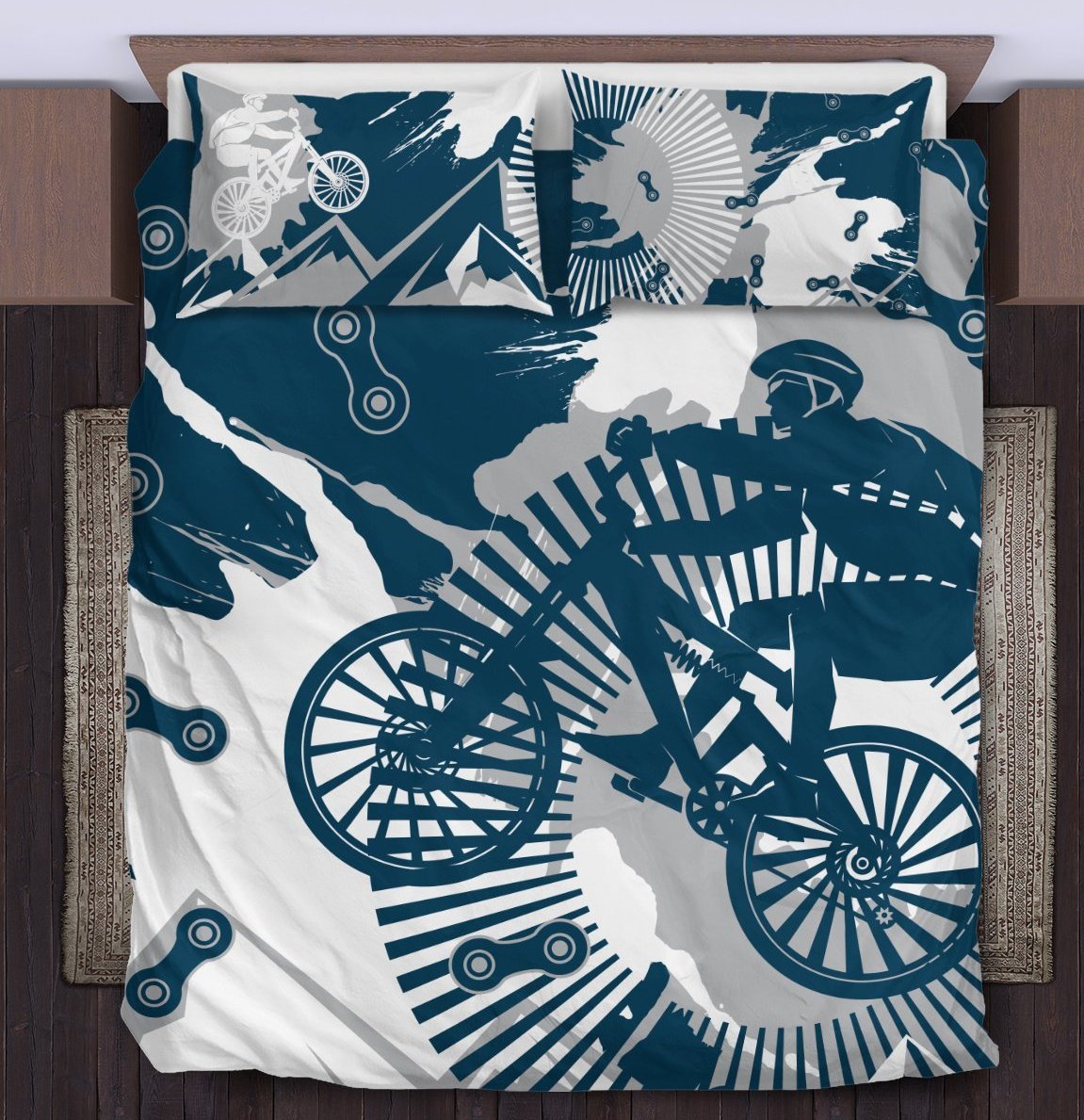 mountain bike duvet cover