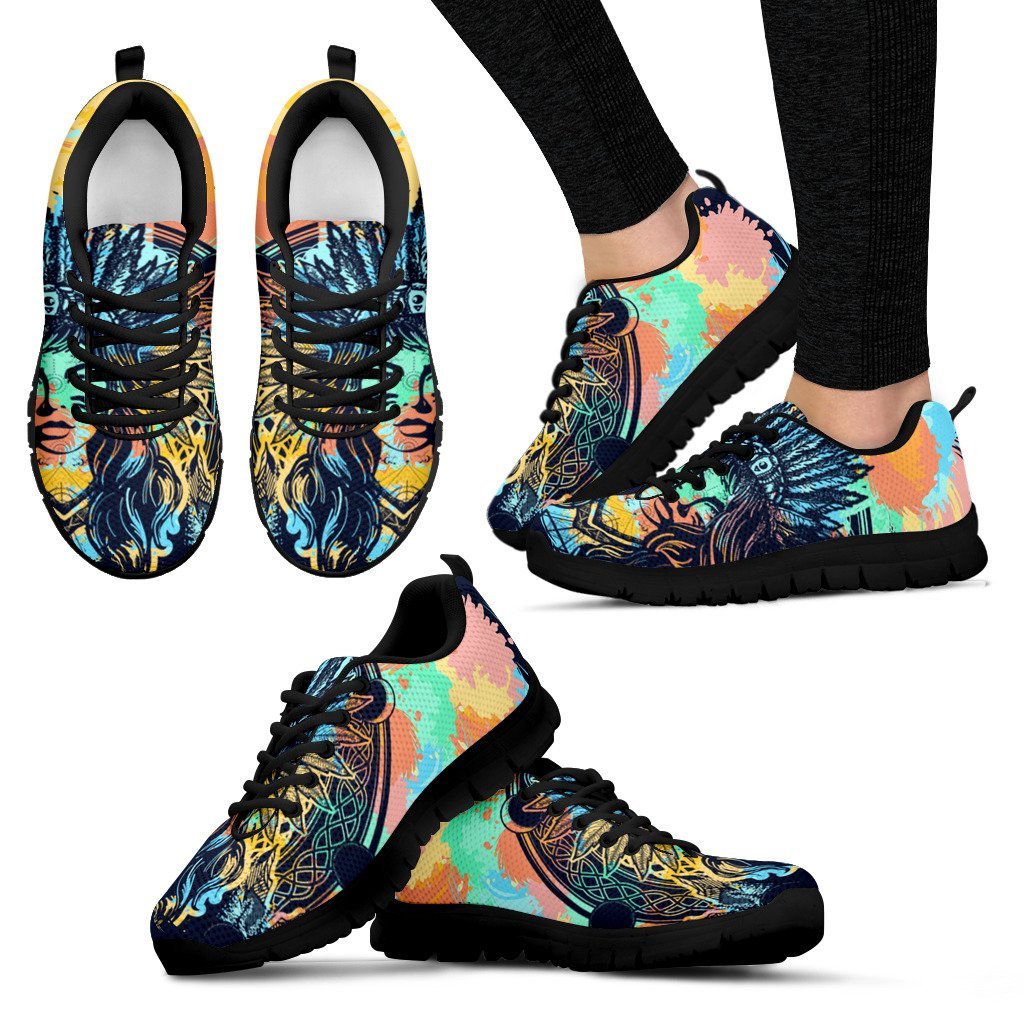 Native Indian Girl Women Sneakers Shoes – JorJune