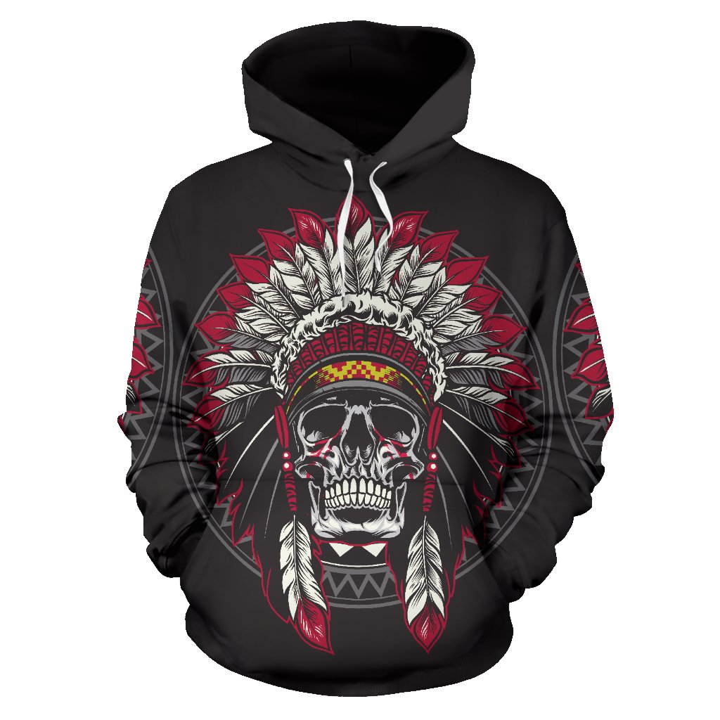 indian skull hoodie