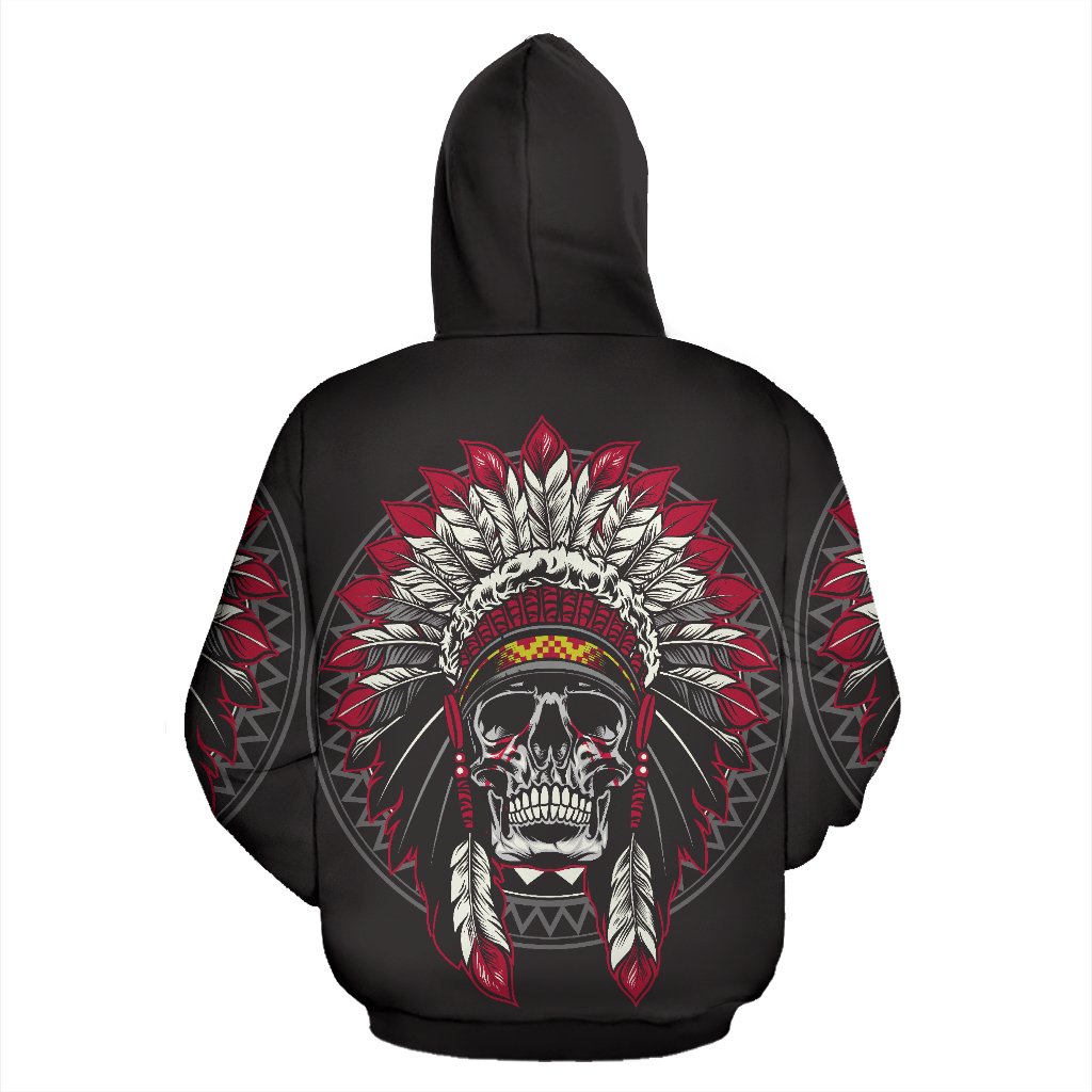 indian skull hoodie