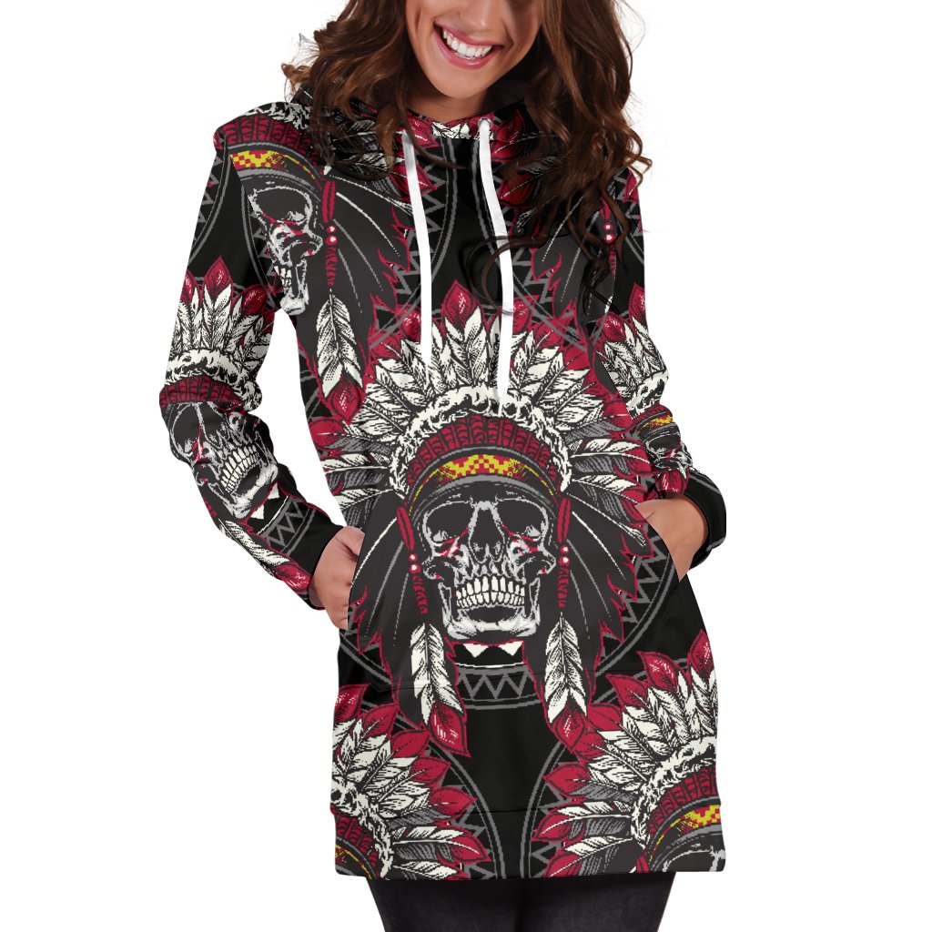 indian skull hoodie