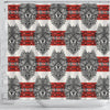 Native Indian Wolf Shower Curtain