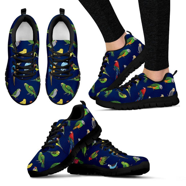 Parrots Pattern Women Sneakers Shoes - JorJune