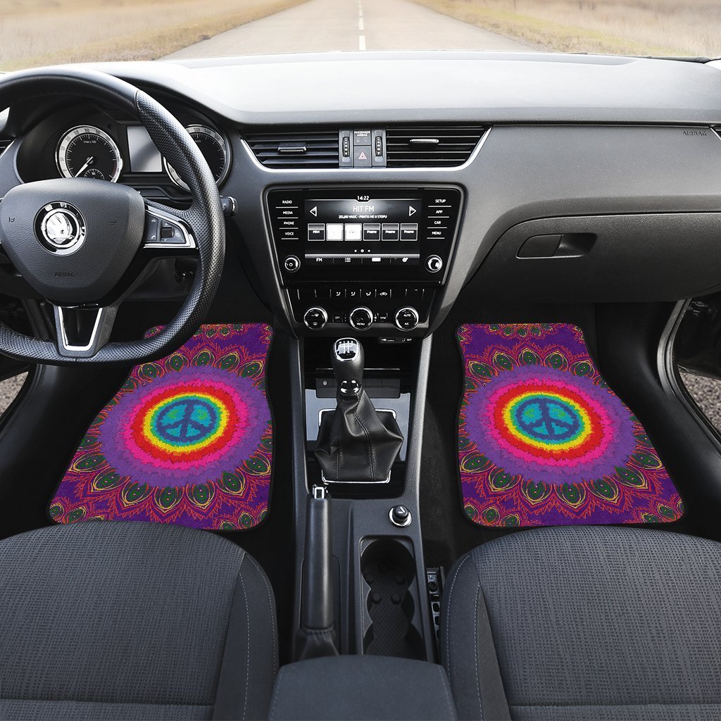 hippie car floor mats