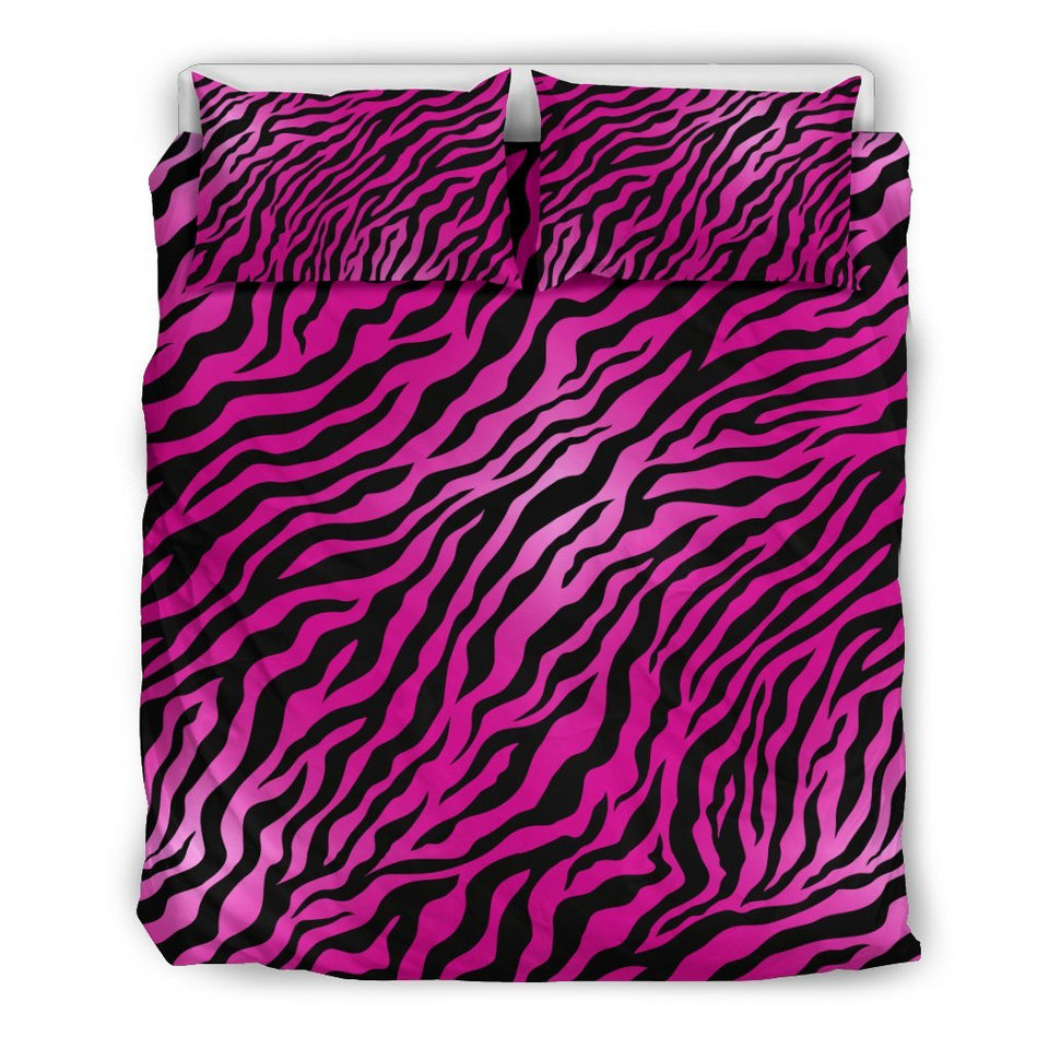 Pink Zebra Bedding Set Jorjune