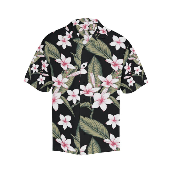 Plumeria Pattern Print Design PM021 Hawaiian Shirt - JorJune