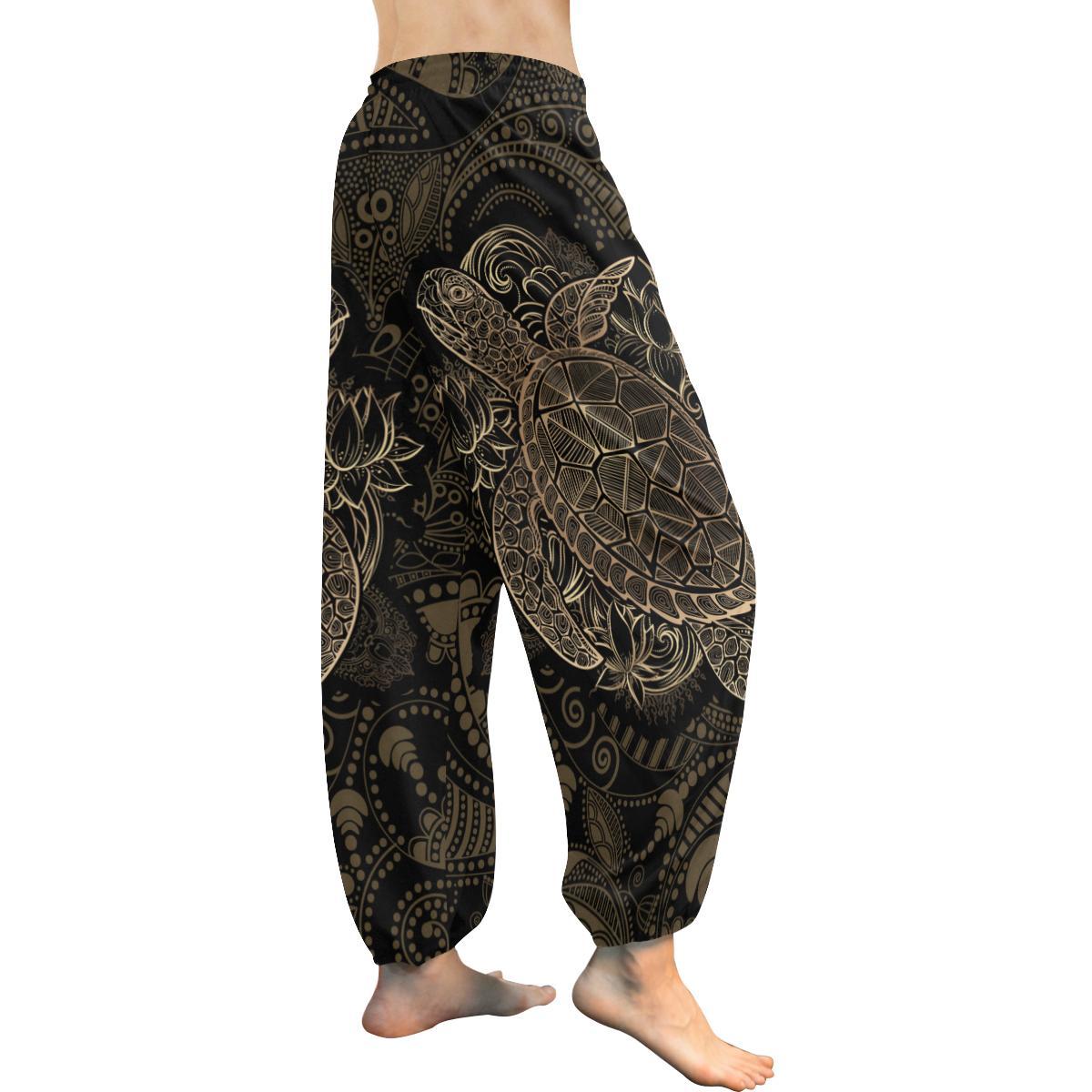 Aloha Hawaiian girl Dance Harem Pants - JorJune