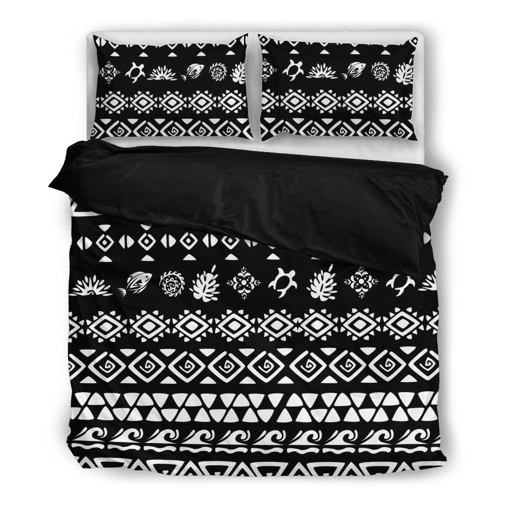 Polynesian Tribal Aztec Hawaiian Bedding Set - JorJune