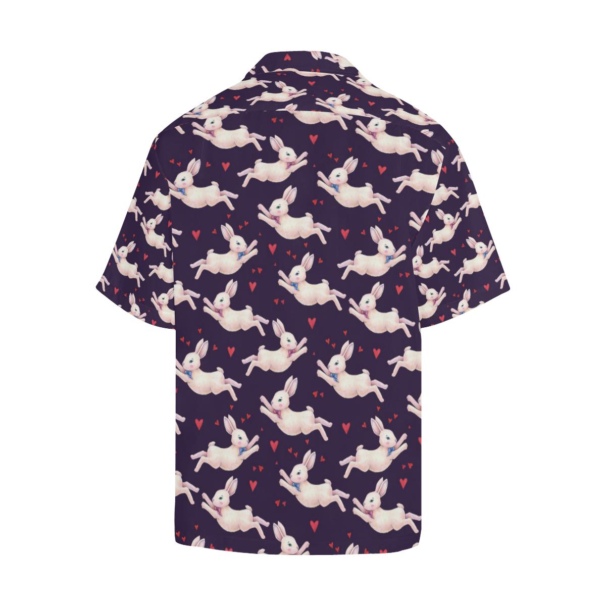 Rabbit Pattern Print Design RB016 Men's Hawaiian Shirt - JorJune