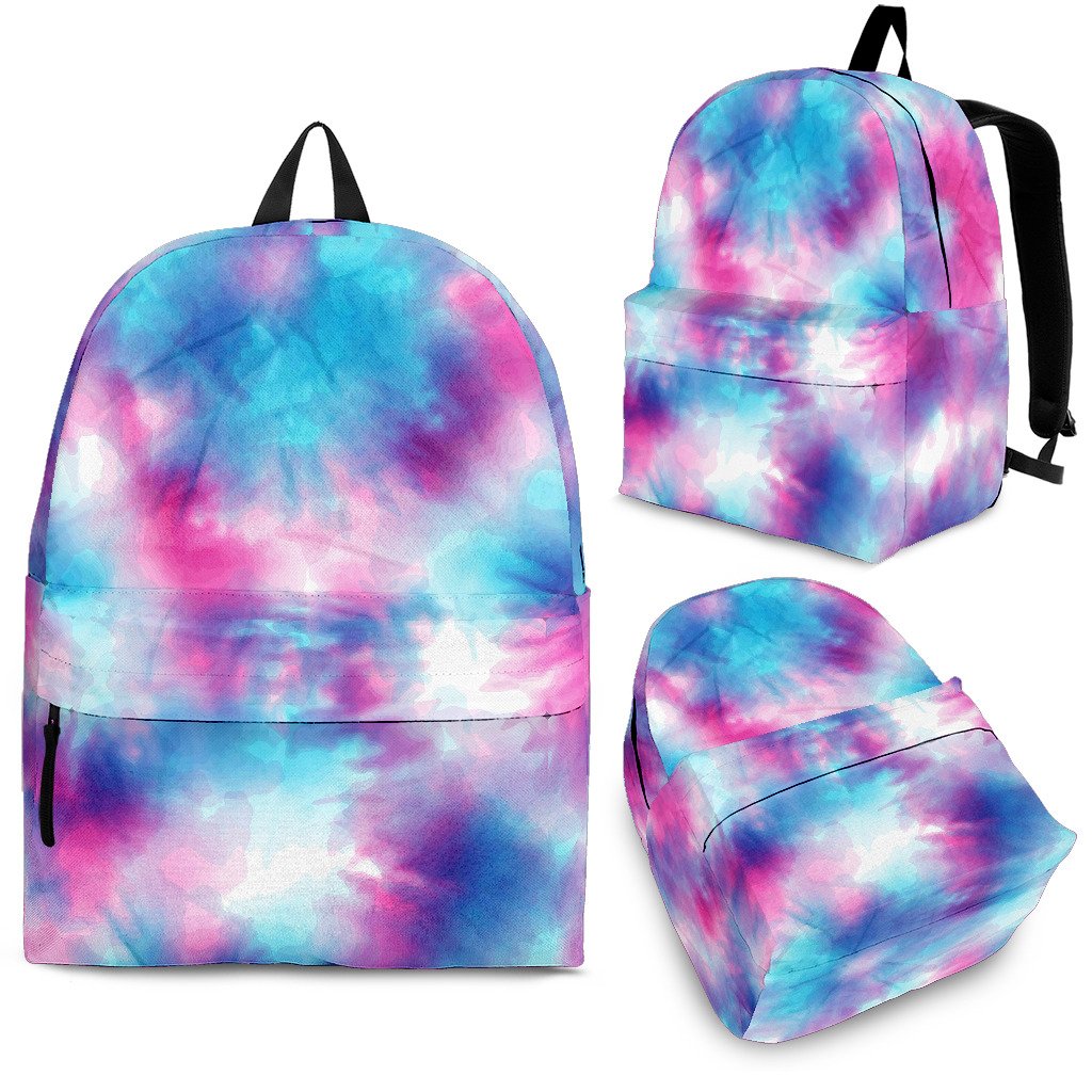 pink tie dye bookbag