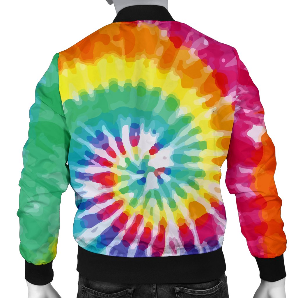 Tie Dye Men Casual Bomber Jacket - JorJune