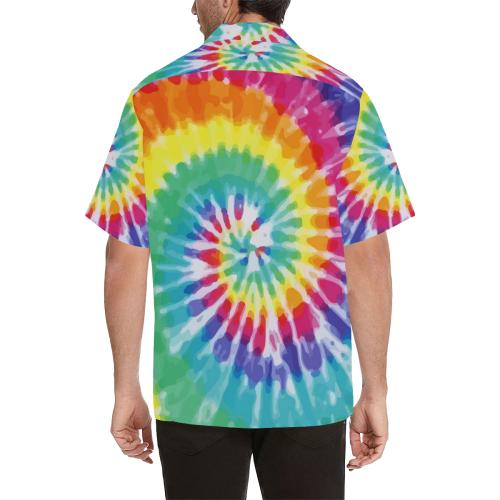 Tie Dye Men's Hawaiian Shirt - JorJune