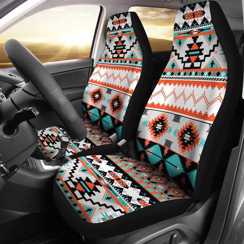 Tribal Aztec Indians Pattern Universal Fit Car Seat Covers Jorjune