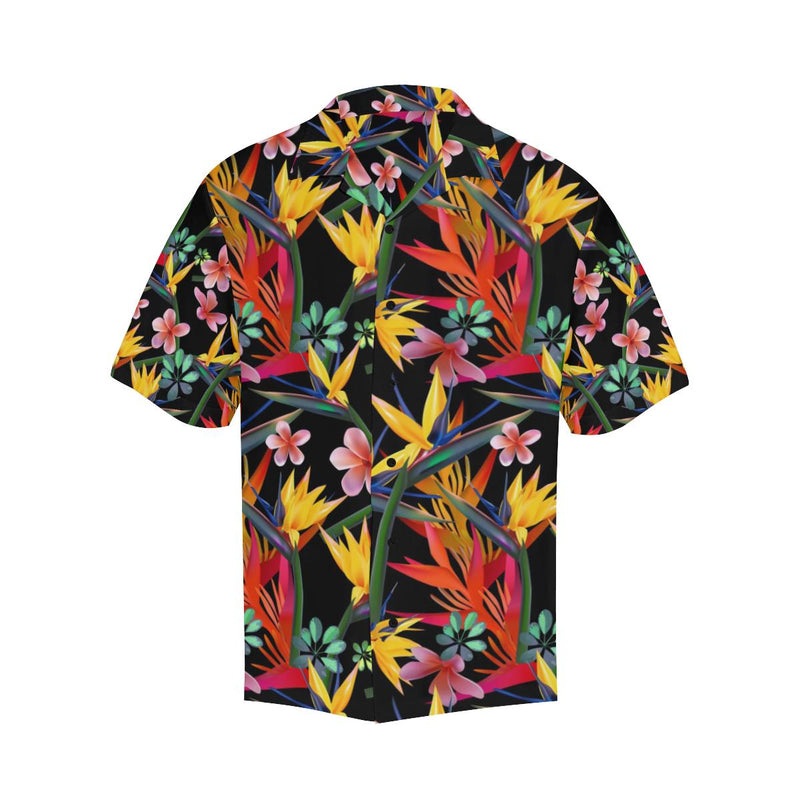Tropical Flower Pattern Print Design TF015 Men's Hawaiian Shirt - JorJune