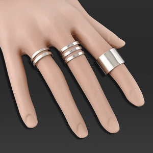 plain silver rings for women