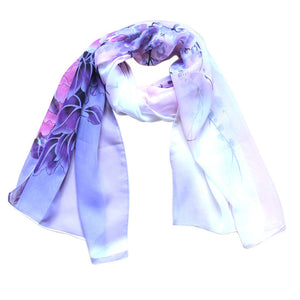 designer chiffon scarves