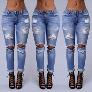 skinny mid waist jeans