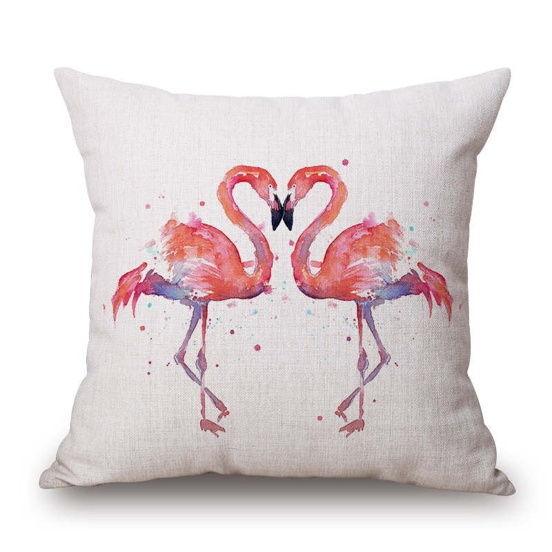 flamingo pillow case