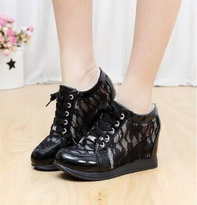 hidden wedge casual shoes