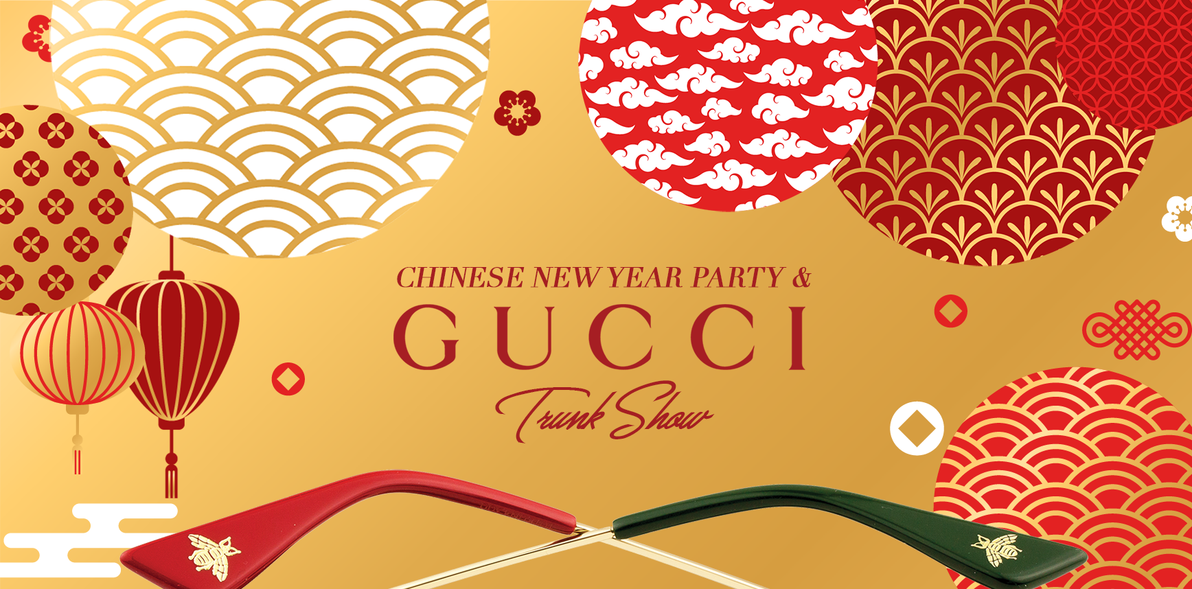 støn redaktionelle Udvinding Chinese New Year Party & Gucci Trunk Show | Mott Optical Group