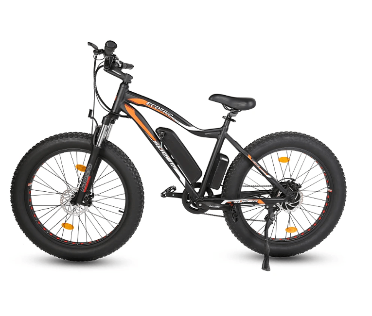 Ecotric Electric Bikes 26&quot; / Black Ecotric Rocket 36V 500W Electric Fat Tire Mountain Bike