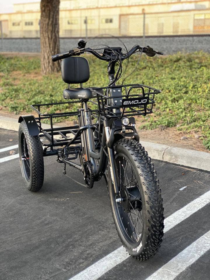 emojo caddy 48v 500w fat tire electric trike