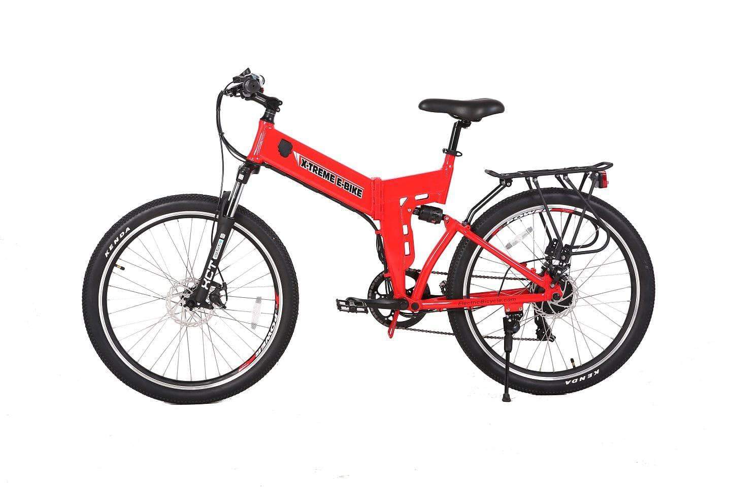 folding full suspension bike