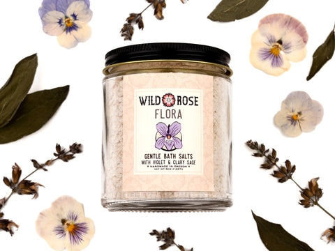 Flora Gentle Bath Salts from Wild Rose
