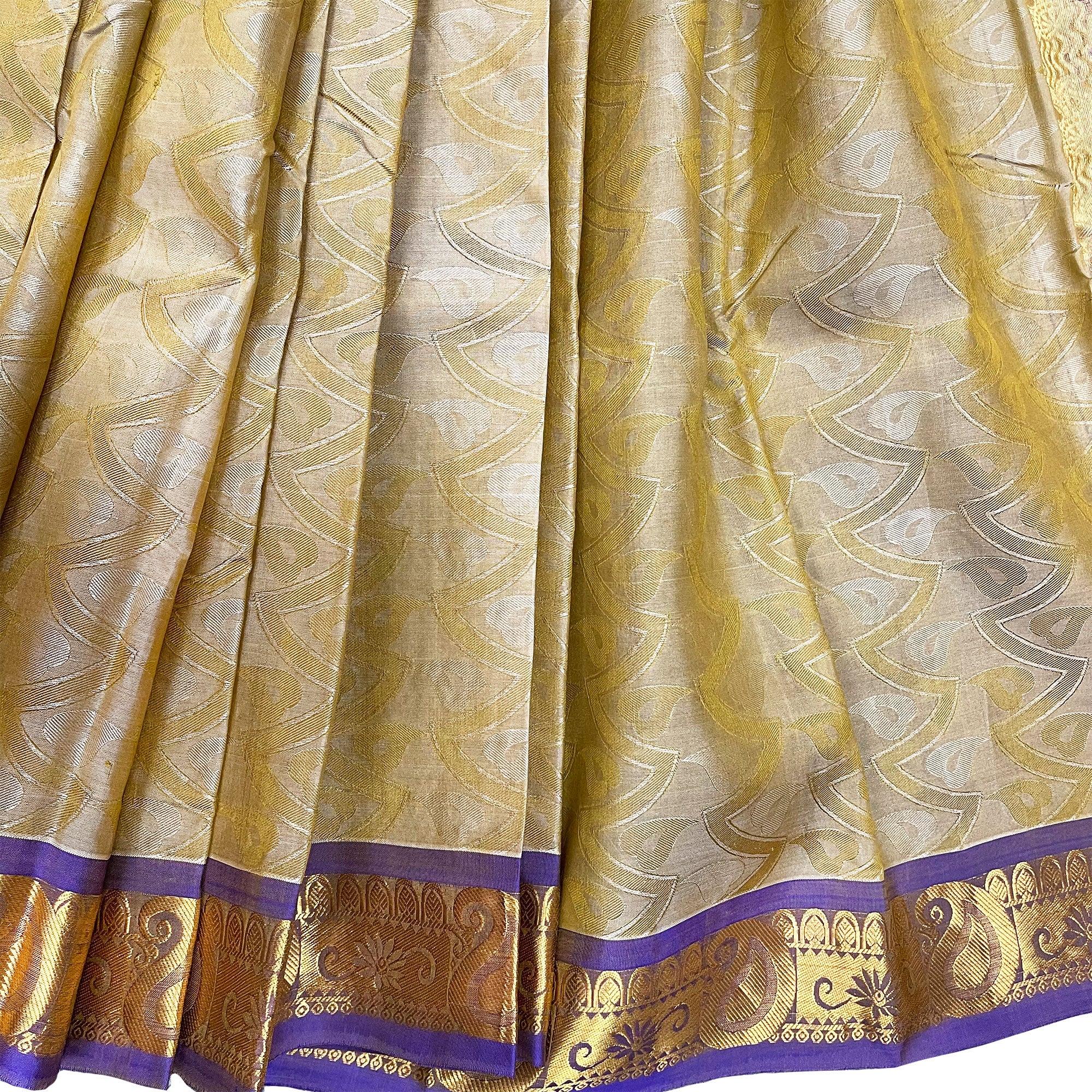 Sanguine Brown Saree in Cotton Linen Multicolor Threadwork E