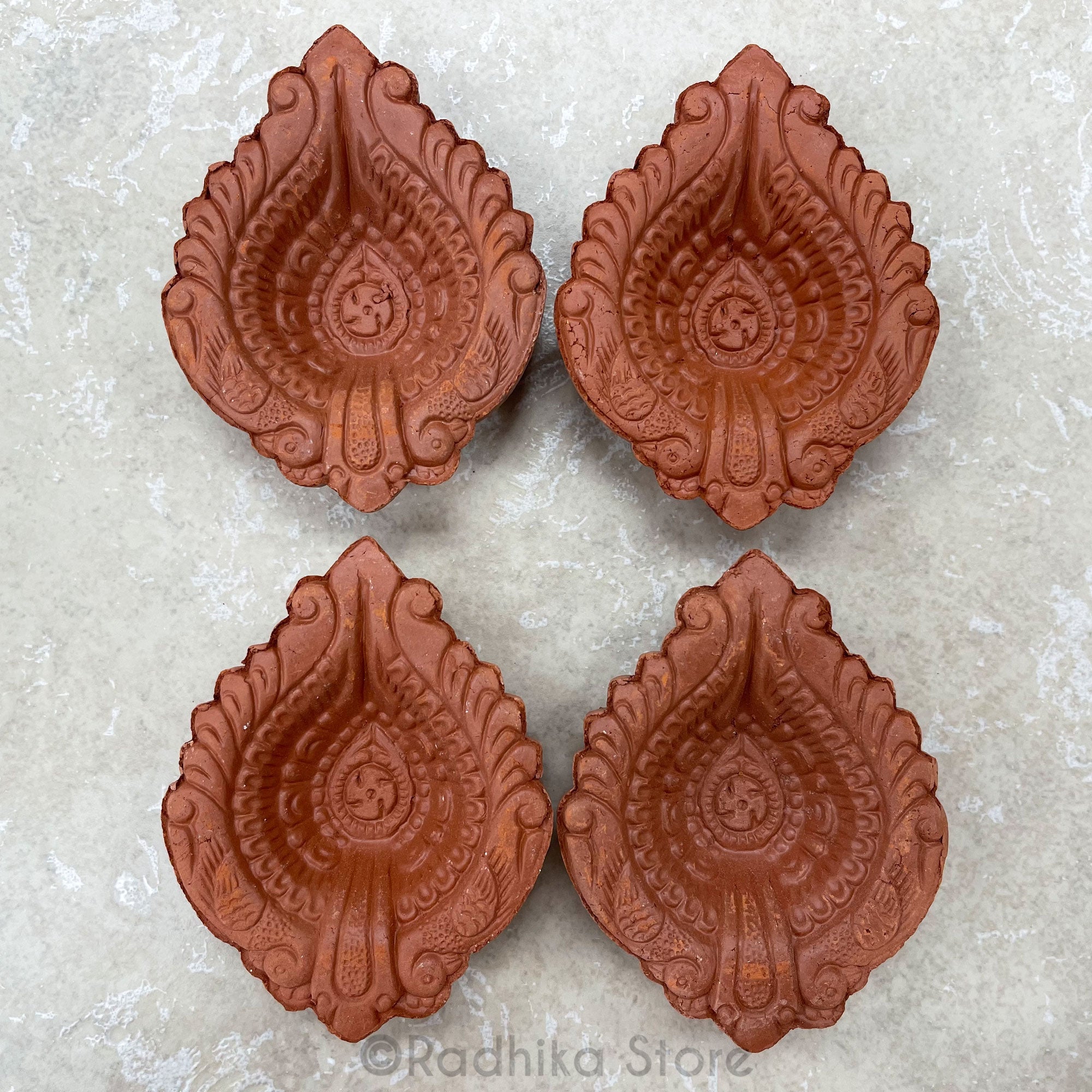 clay diya design