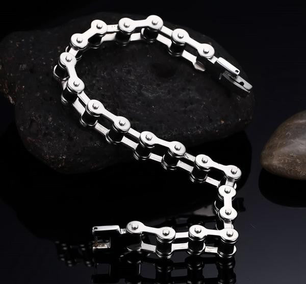 Two-Tone Stainless Steel Chain Link Bracelet – Byker Gyrlz