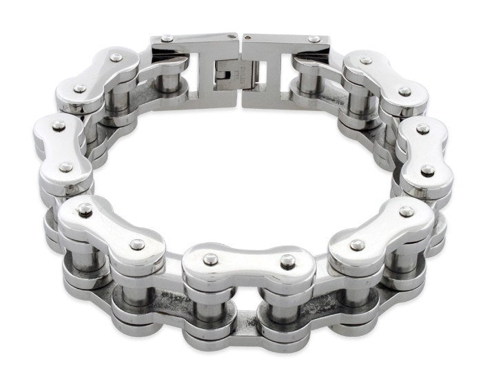 Thick Motorcycle Chain Bracelet – Byker Gyrlz
