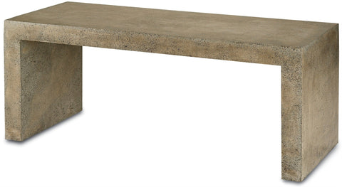 Harwick Faux Bois Concrete Outdoor Bench