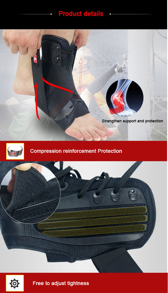 lace-up ankle brace for basketball