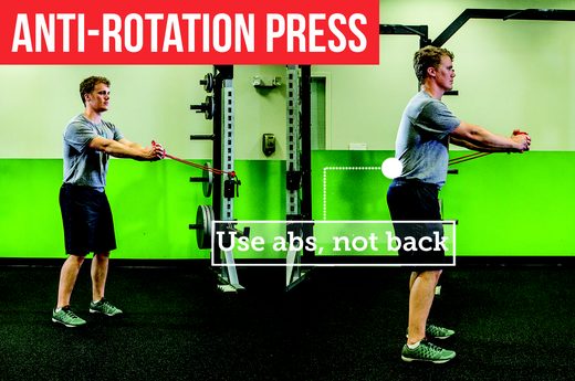 Anti-Rotation Press