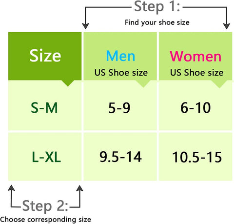 size of Foot Drop Brace for Sleeping