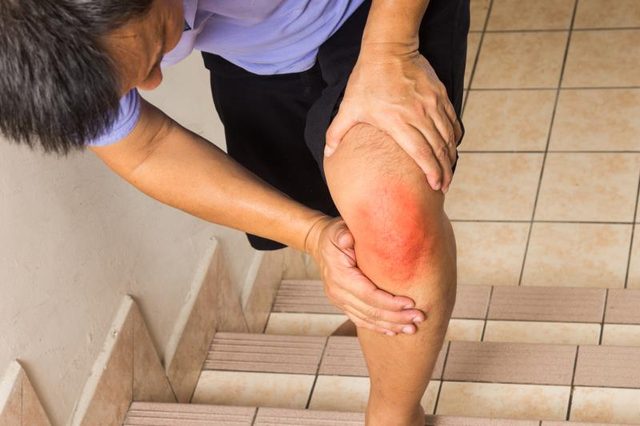 Ice can help ease pain from a ligament tear.