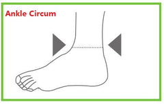 lace up ankle brace chart