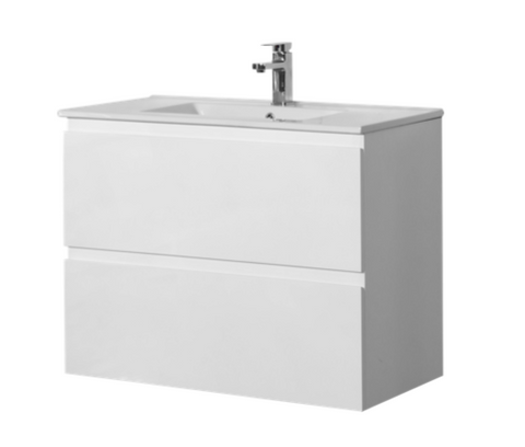 Riva all draw 750 Wallhung vanity – Better Bathrooms