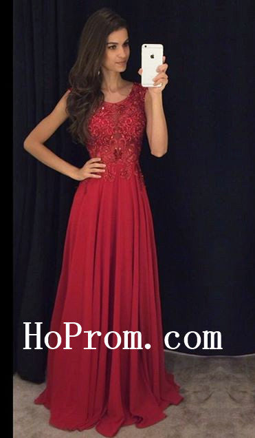 elegant red prom dresses