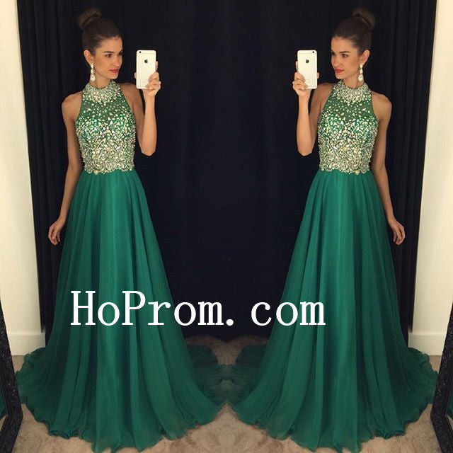 green sparkly prom dress