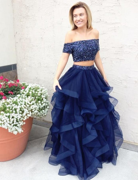 prom dresses with ruffles at the bottom