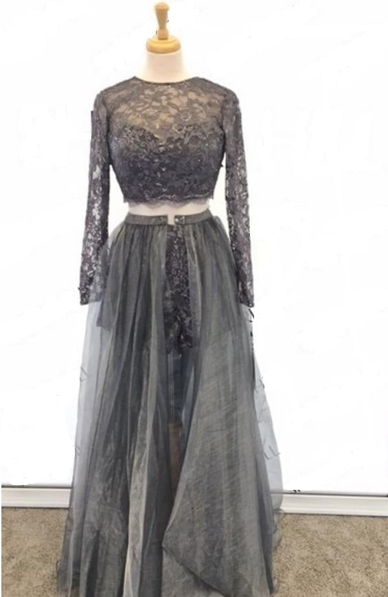 prom dress crop top and long skirt