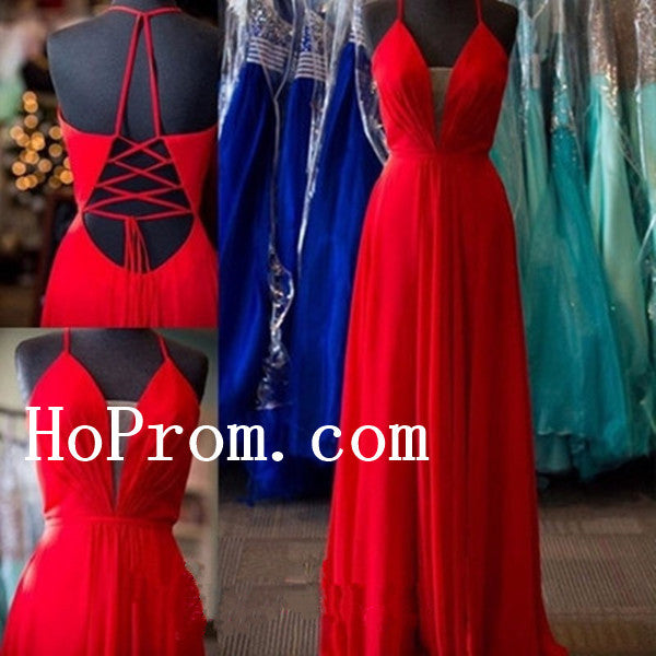 Red Prom Dresses,Long Prom Dress,Red Evening Dress – Hoprom
