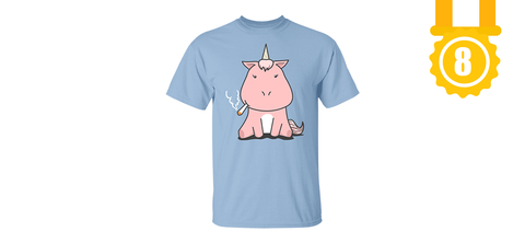 Unicorn smoking t-shirt